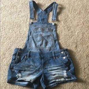 Overall Jean shorts